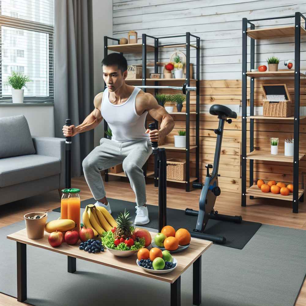 Fit in der eigenen Wohnung – Platzsparende Übungen und kreative Ernährungstipps
