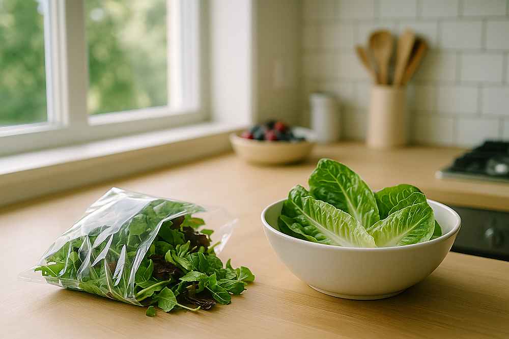 Warum abgepackter Salat nicht immer gesund ist